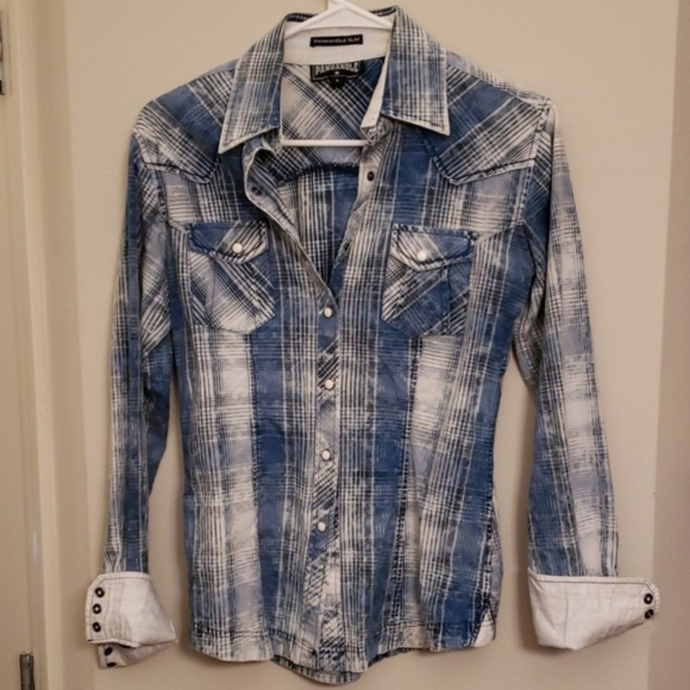 Panhandle Slim pearl snap shirt - Adorable!!